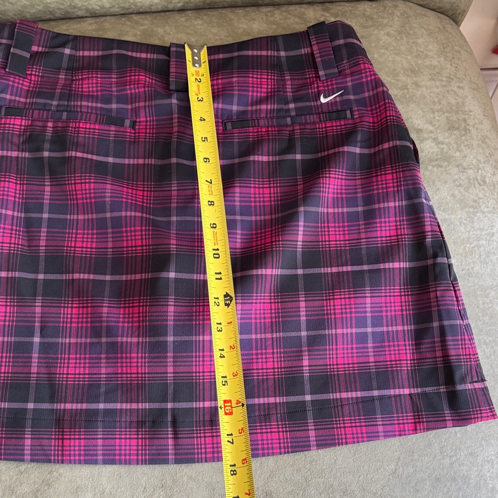 Nike Pink and Black Plaid Mini Skirt - Picture 6 of 7